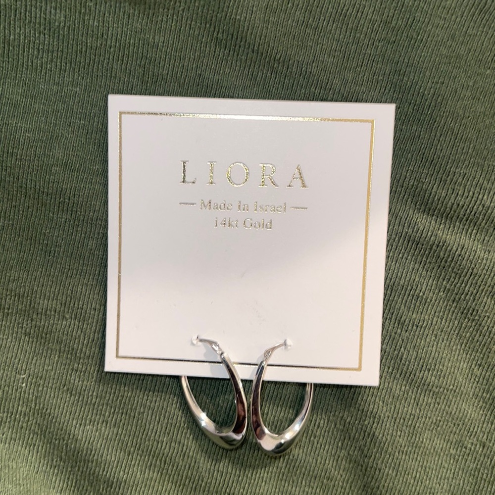 Silver Hoops
